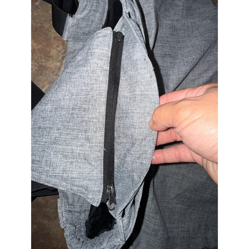 Killtec Womens Grey Heather Ski Pants Snow Bibs Suspenders Size 8 Winter Snow - Picture 13 of 13